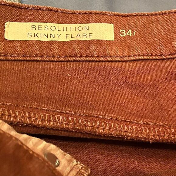 GAP Flared Rust Colored Jeans - Picture 5 of 6